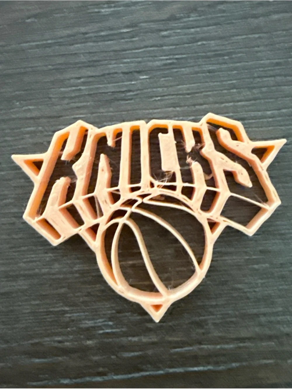 New York Knicks Logo Pin - Orange and Blue